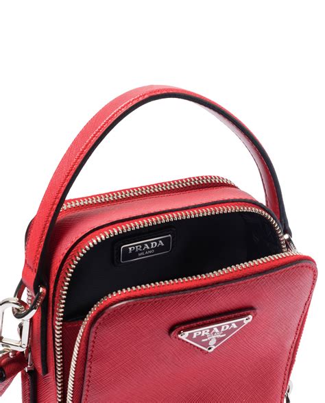 double zip leather crossbody bag prada|Prada crossbody bag nylon sale.